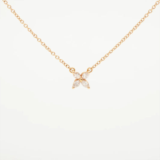 Tiffany & Co. Victoria Mini Diamond Necklace Yellow Gold