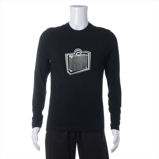 Louis Vuitton Luggage Cotton Long T-shirt Black — product photo 1