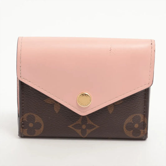 Louis Vuitton Monogram Portefeuille Zoe Rose Ballerine