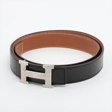 Load image into Gallery viewer, Hermes H Belt Black