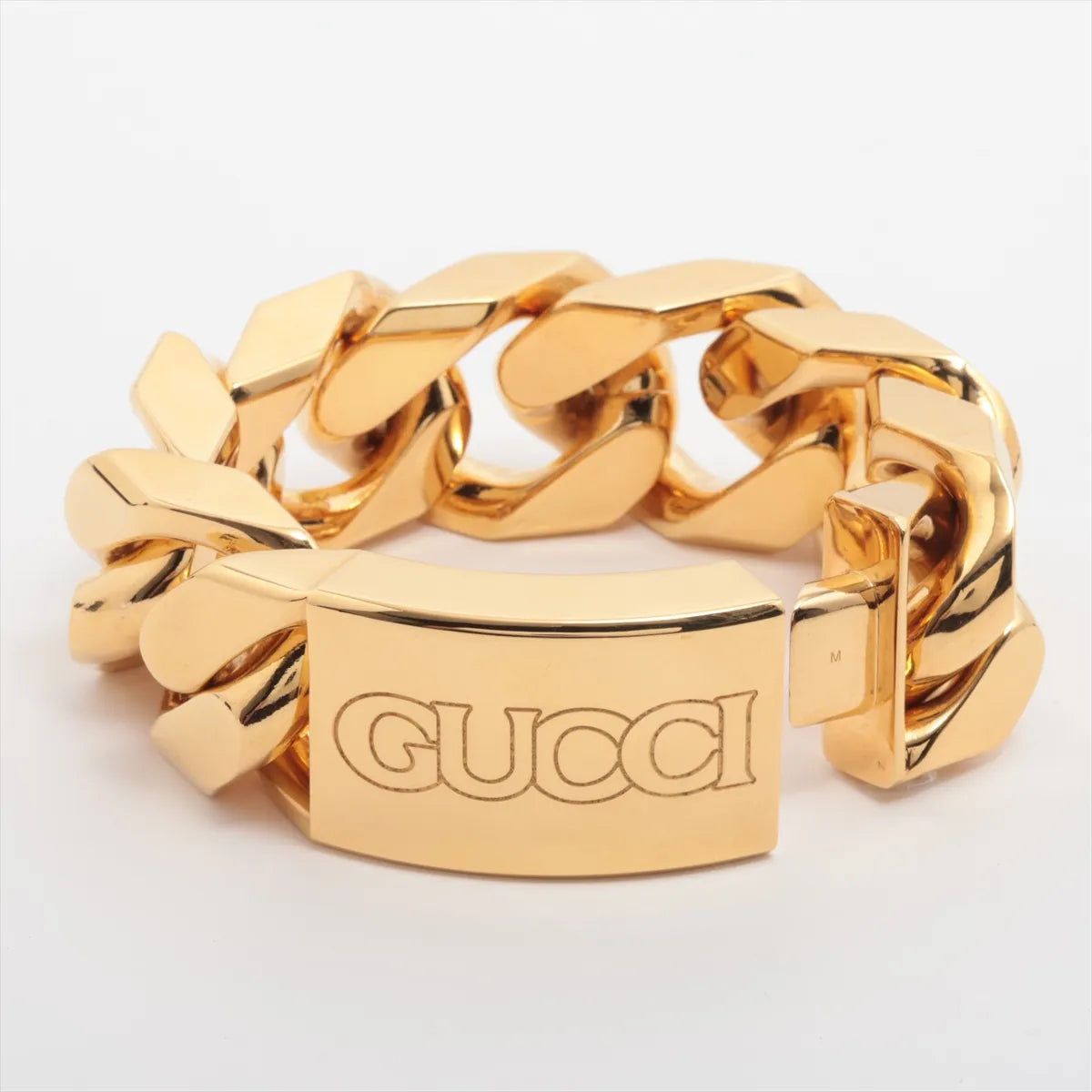 Gucci Logo Bar Chain Link Bracelet