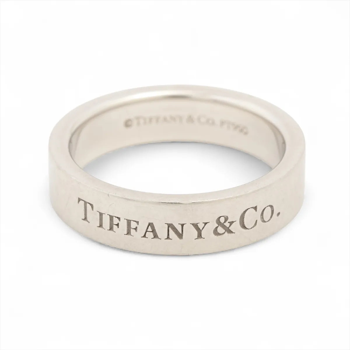 Tiffany & Co. Flat Band Ring Platinum