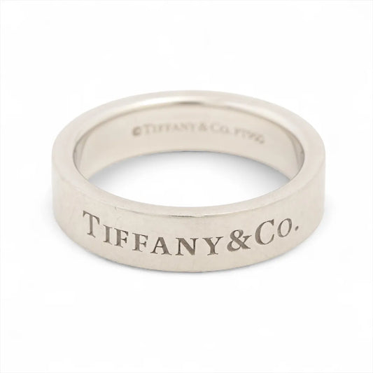 Tiffany & Co. Flat Band Ring Platinum