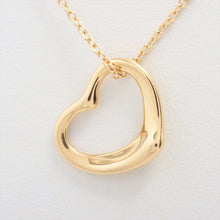 Load image into Gallery viewer, Tiffany &amp; Co. Open Heart Pendant Necklace Gold