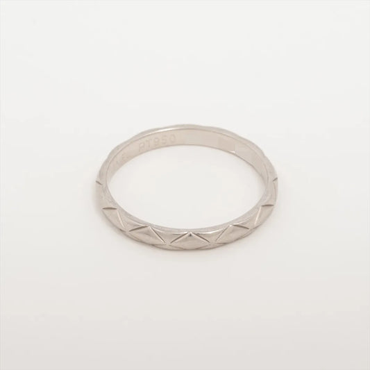 Chanel Matelasse Platinum Ring