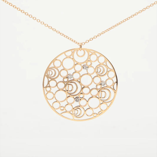 Damiani Damianissima Diamond Necklace Rose Gold