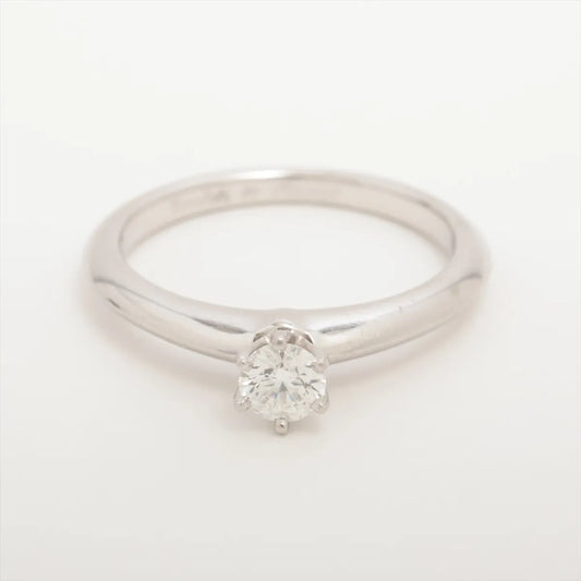 Tiffany & Co. Solitaire Diamond Ring Platinum