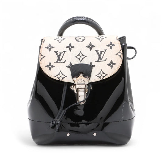 Louis Vuitton Vernis x Monogram Hot Springs Mini Backpack Black
