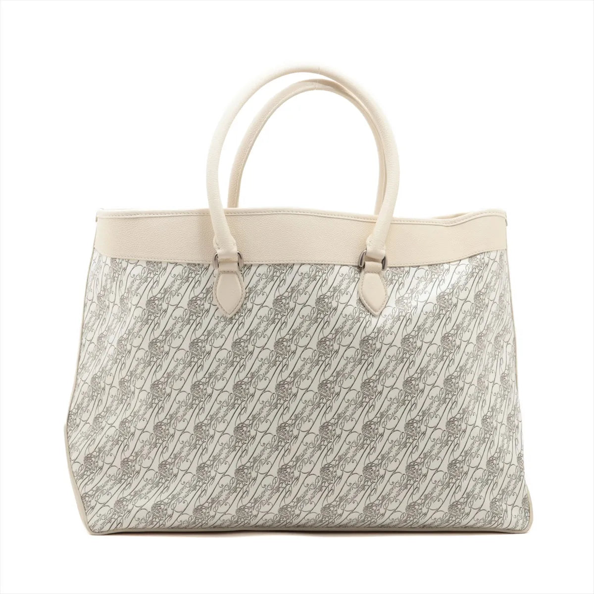 #1 Berluti Toujours Toile Marbeuf Tote Bag White
