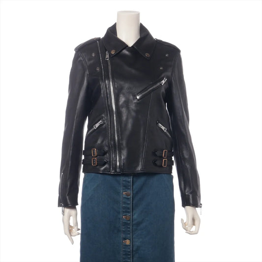 Gucci Lambskin Leather Jacket Black