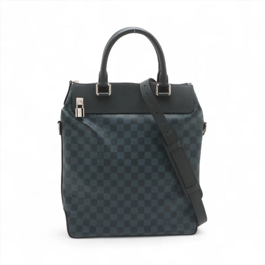 Louis Vuitton Damier Cobalt Greenwich Tote Shoulder Bag