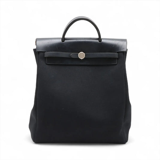 Hermès Herbag Ado PM Twilight Officier x Vash Hunter Black