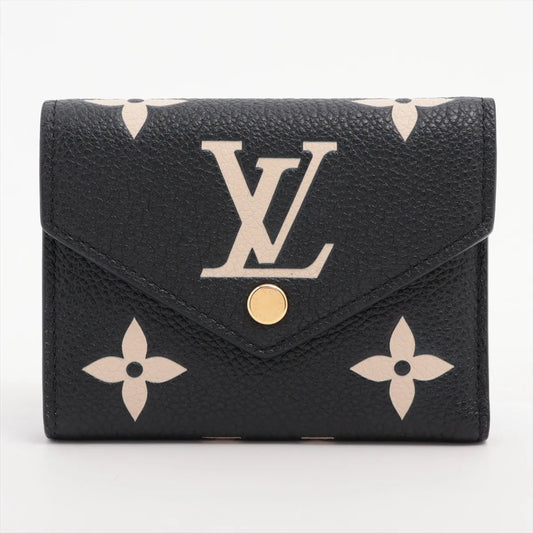 Louis Vuitton Bicolor Monogram Empreinte Victorine Noir