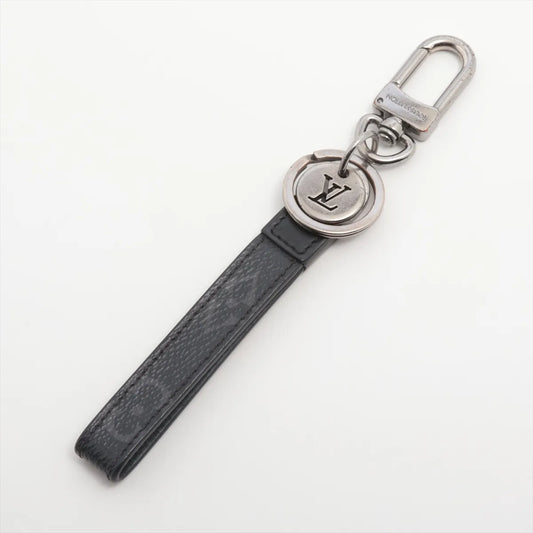 Louis Vuitton Monogram Graphite Slim Dragonne Keyring