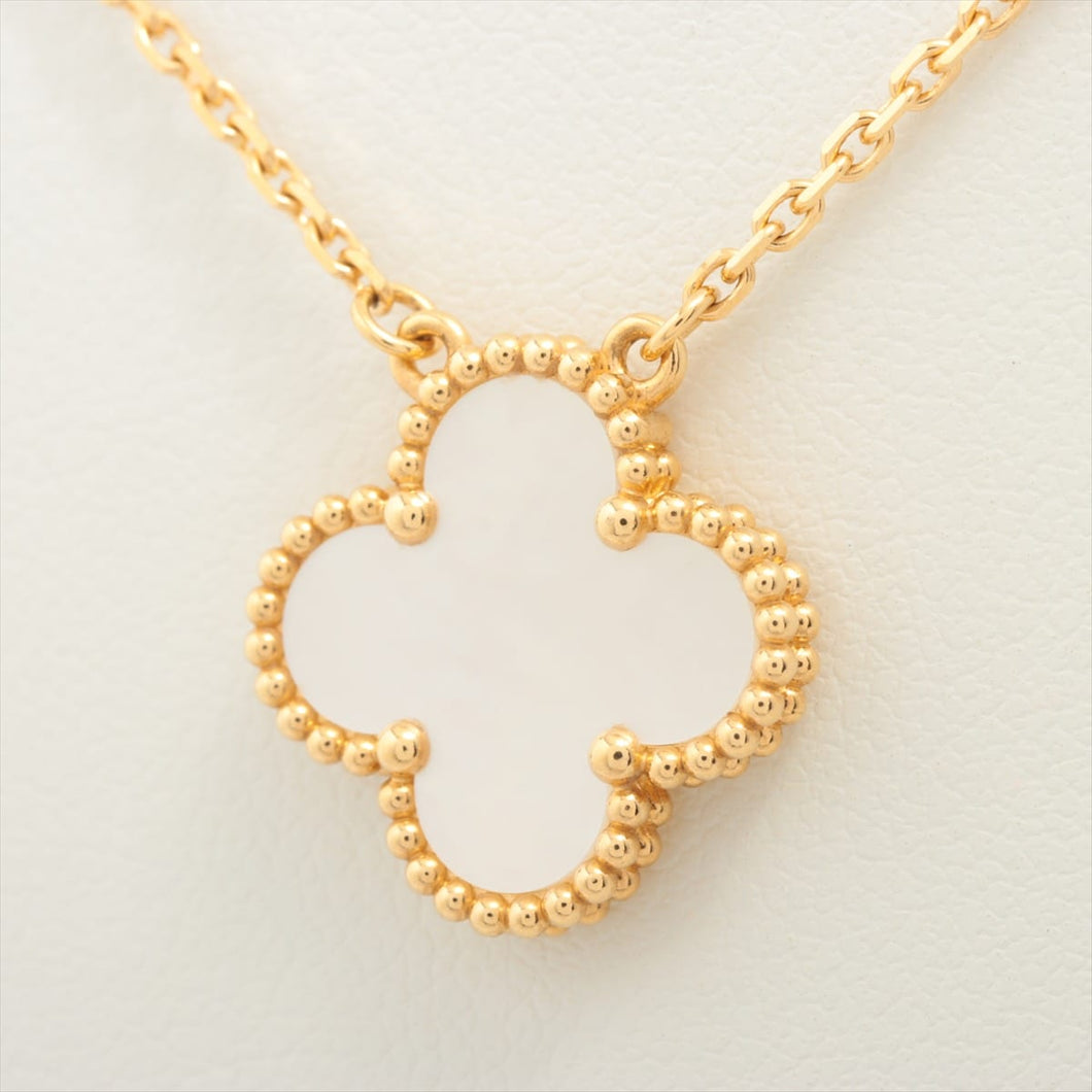 Van Cleef & Arpels Sweet Alhambra White Necklace
