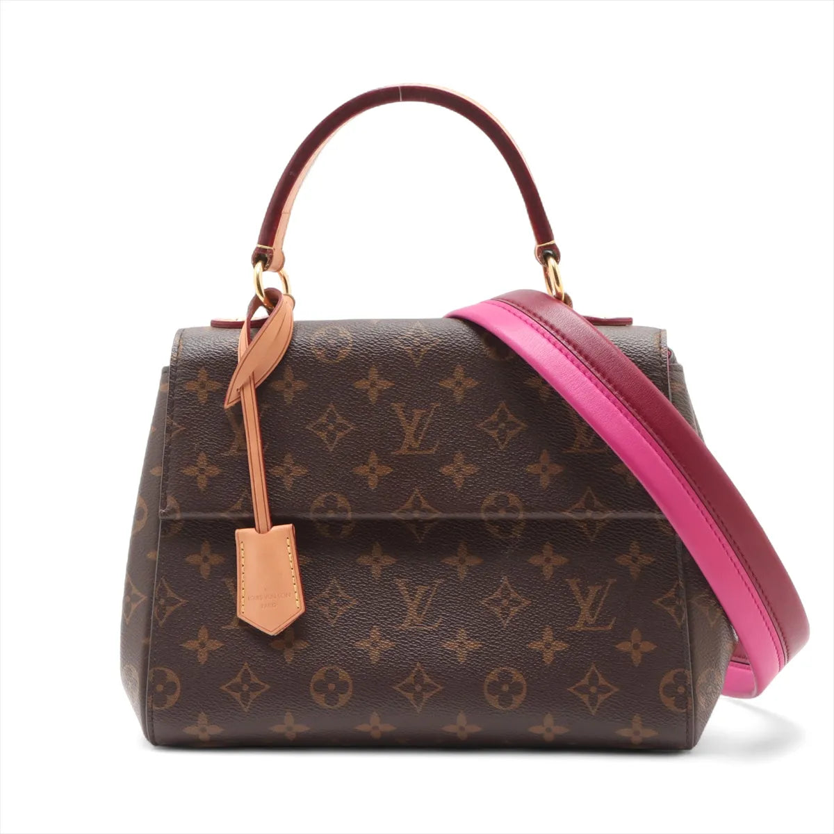 Louis Vuitton Monogram Cluny BB Bordeaux x Fuchsia