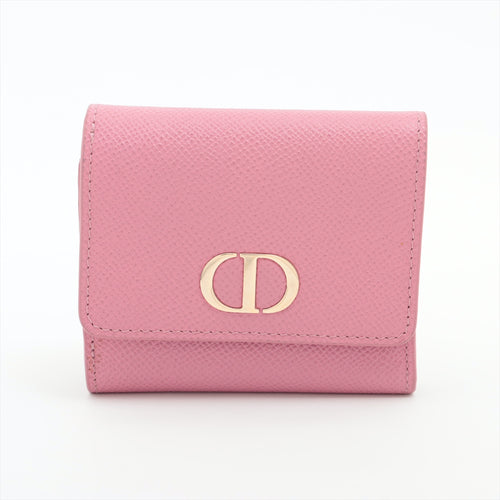 Dior Montaigne Leather Wallet Pink
