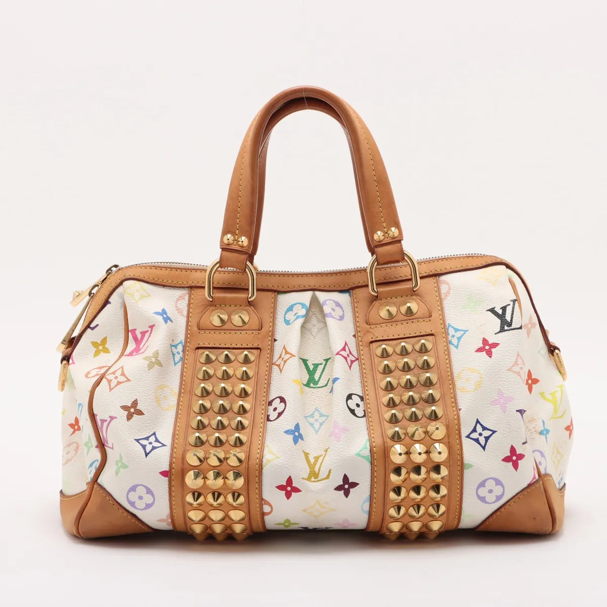 Louis Vuitton Monogram Multicolor Courtney MM White