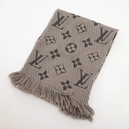 Louis Vuitton Monogram Logomania Echarpe Gray