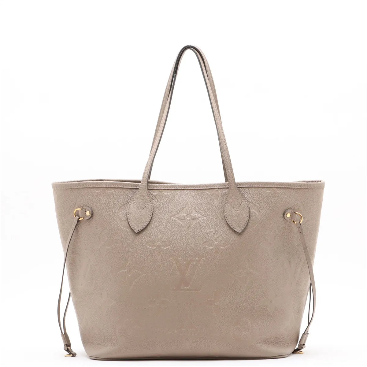 Louis Vuitton Monogram Empreinte Neverfull MM Tourterelle