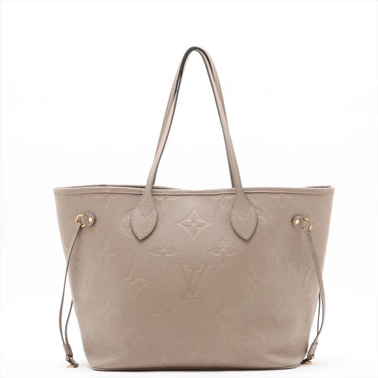 Louis Vuitton Monogram Empreinte Neverfull MM Tourterelle