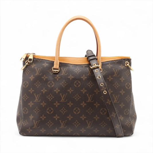 Louis Vuitton Monogram Pallas Shoulder Bag Beige