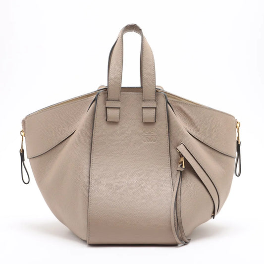 Loewe Hammock Small Leather Handbag Beige