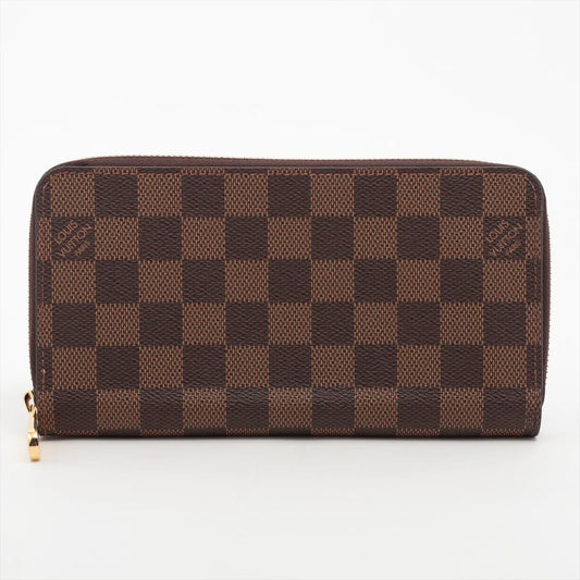 Louis Vuitton Damier Ebene Zippy Wallet Rose Ballerine