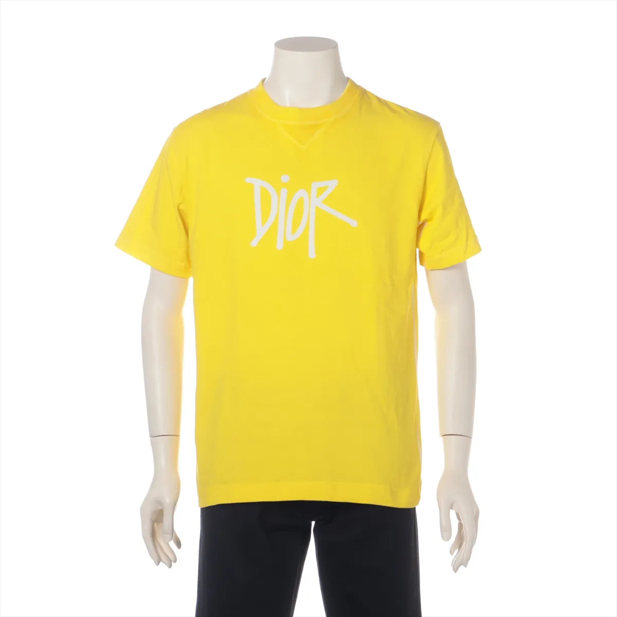 Dior x Shawn Stussy Cotton T-shirt Yellow