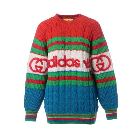Gucci x Adidas Wool & Mohair Knit  Multicolor