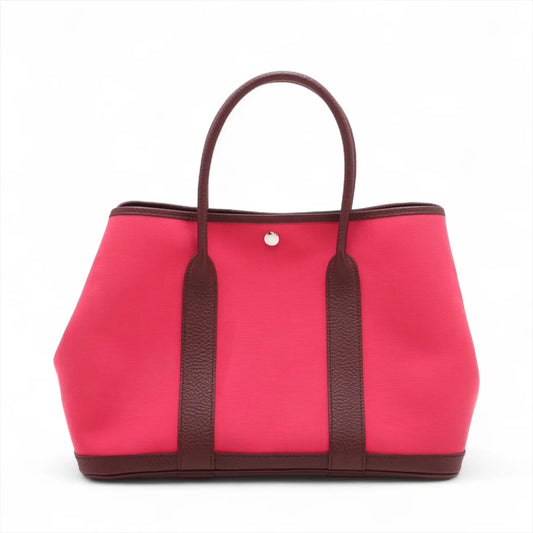 Hermès garden party 36 PM Rose Extreme x Bordeaux