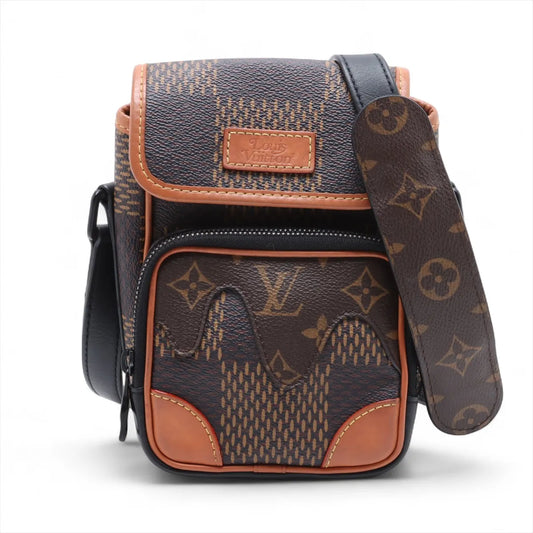 Louis Vuitton x NIGO Damier x Monogram Giant Amazone Messenger Bag