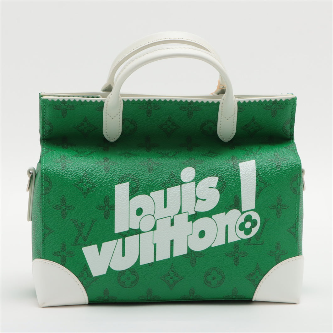 Louis Vuitton Monogram Everyday LV Liter Two-Way Bag in Green