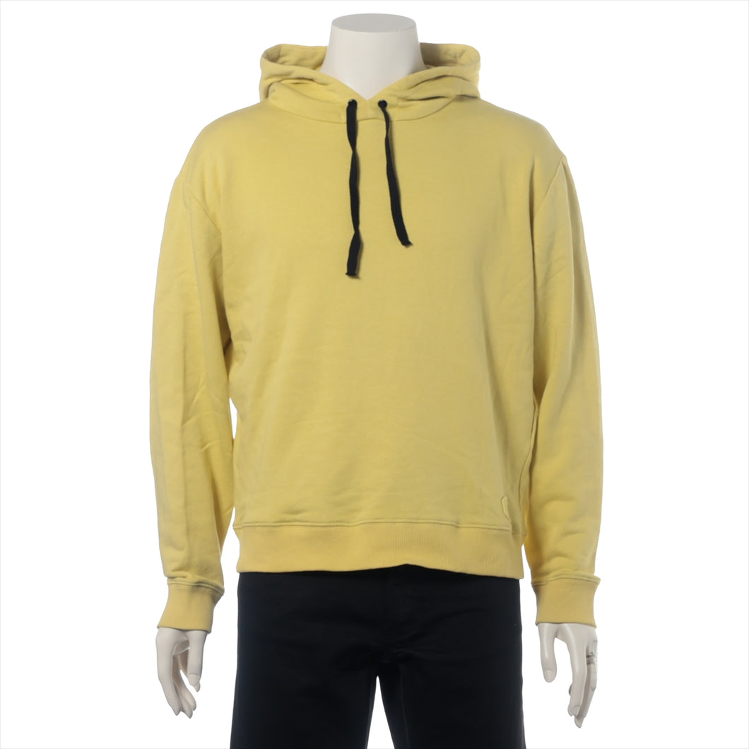 Saint Laurent Paris Cotton Hoodie Yellow