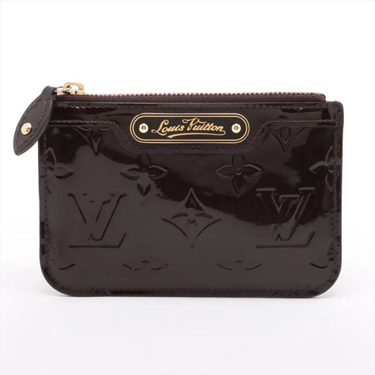 Louis Vuitton Vernis Pochette Coin Purse Amarante