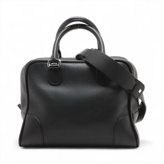 Loewe Amazona 28 Leather Two-Way Handbag Black