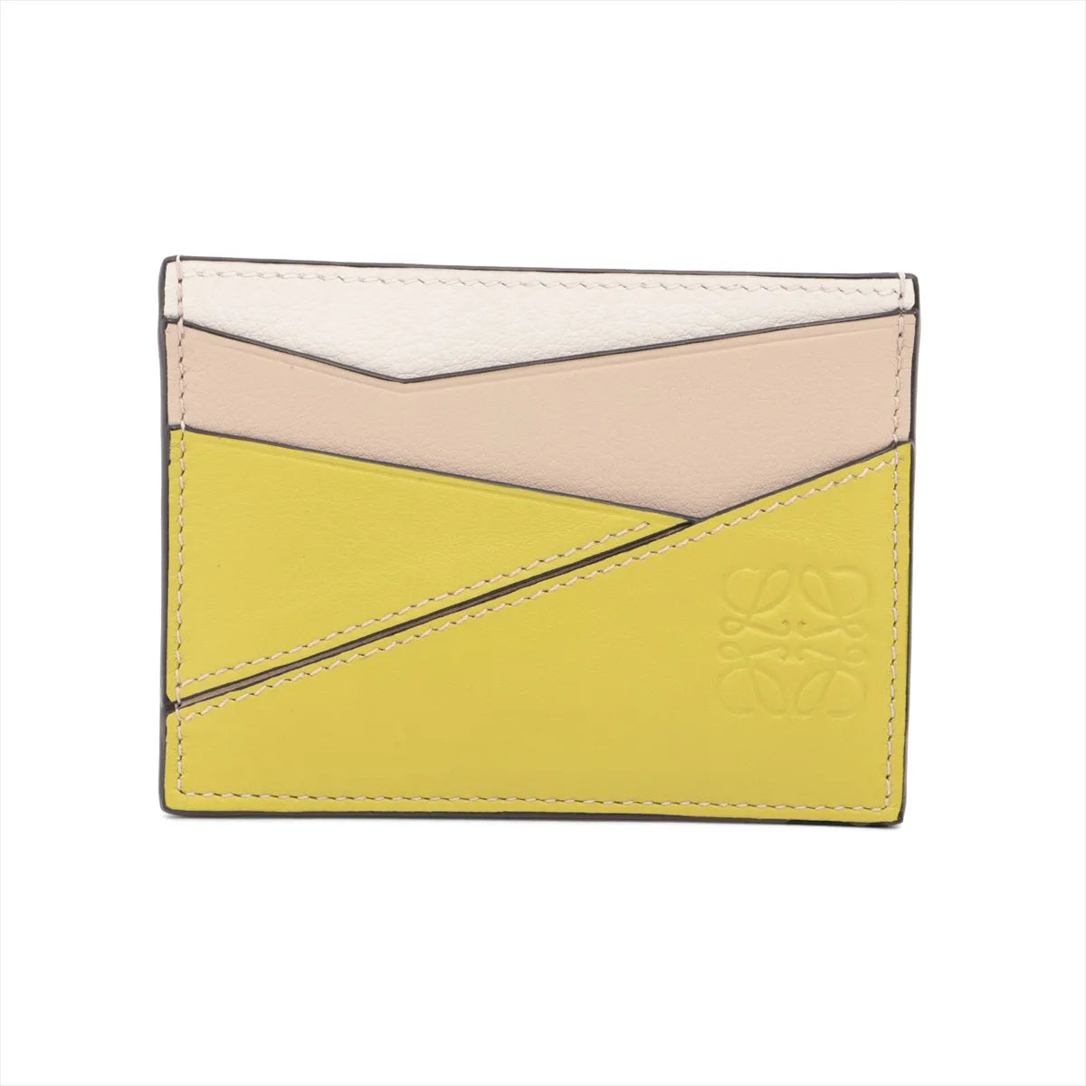 Loewe Anagram Puzzle Leather Card Case Multicolor