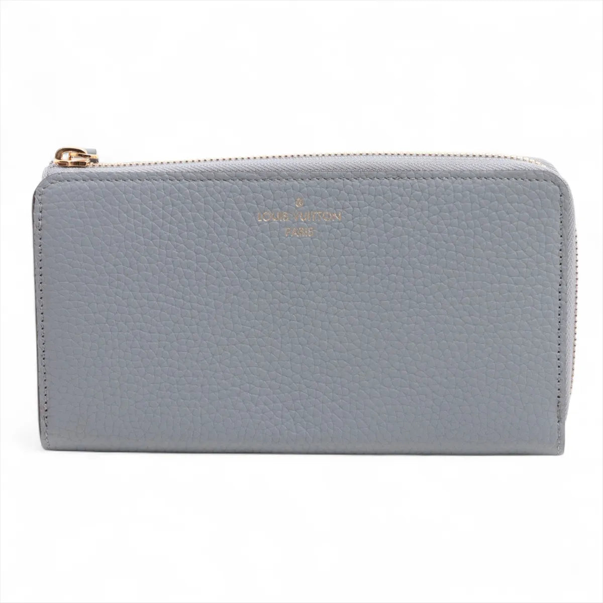 Louis Vuitton Taurillon Zippy Long Wallet Comet Blue Marine x Pink