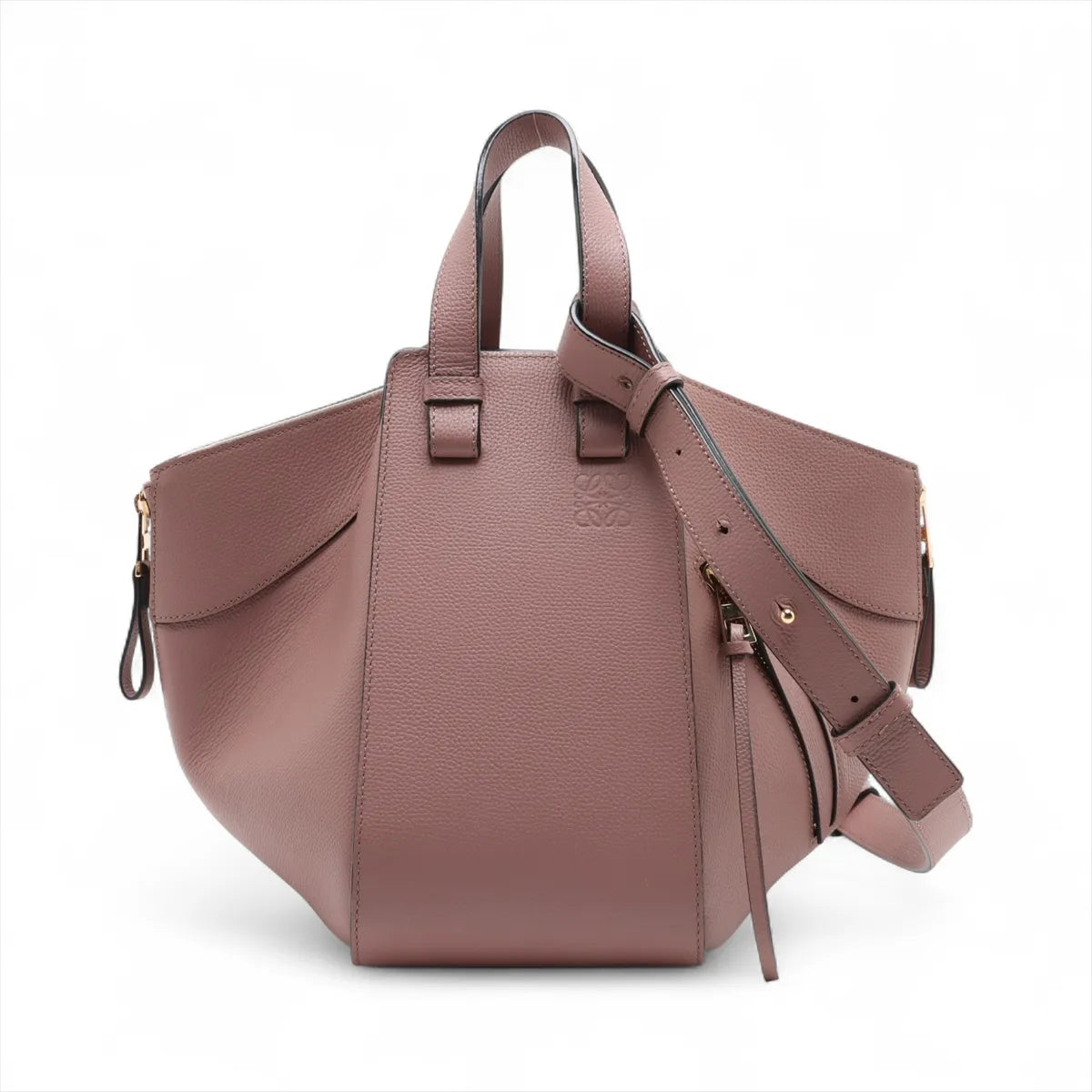 Loewe Hammock Small Leather Handbag Old Rose