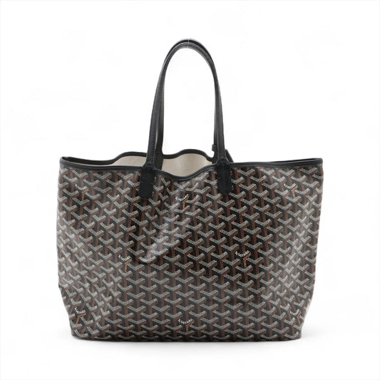 Goyard Saint Louis PM Tote Bag Brown x Black