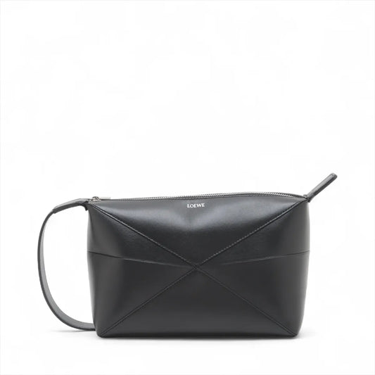 Loewe Puzzle Fold Wash Bag Black