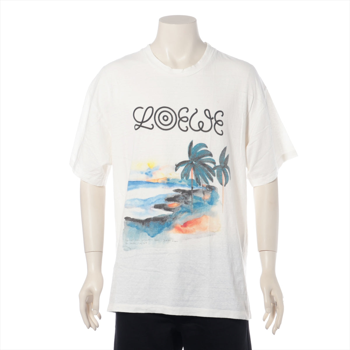 Loewe Nature Print Cotton T-shirt  White