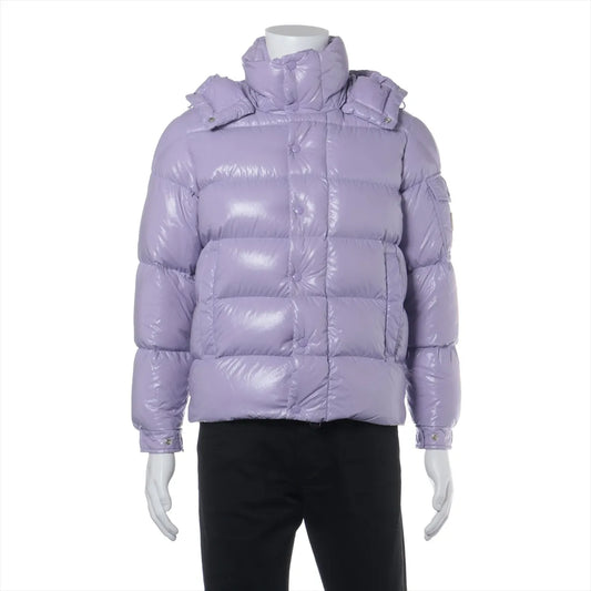 Moncler Nylon Down Jacket Purple