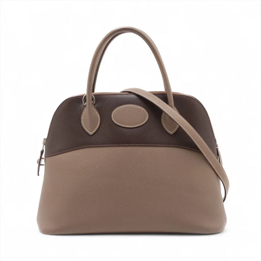 Hermes Bolide 31 Veau Epsom Etoupes x Ebene
