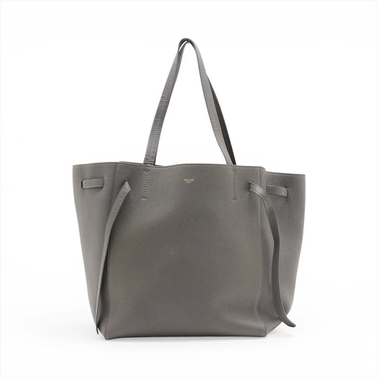 Celine Cabas Phantom Small Leather Tote Bag Gray — product photo 1