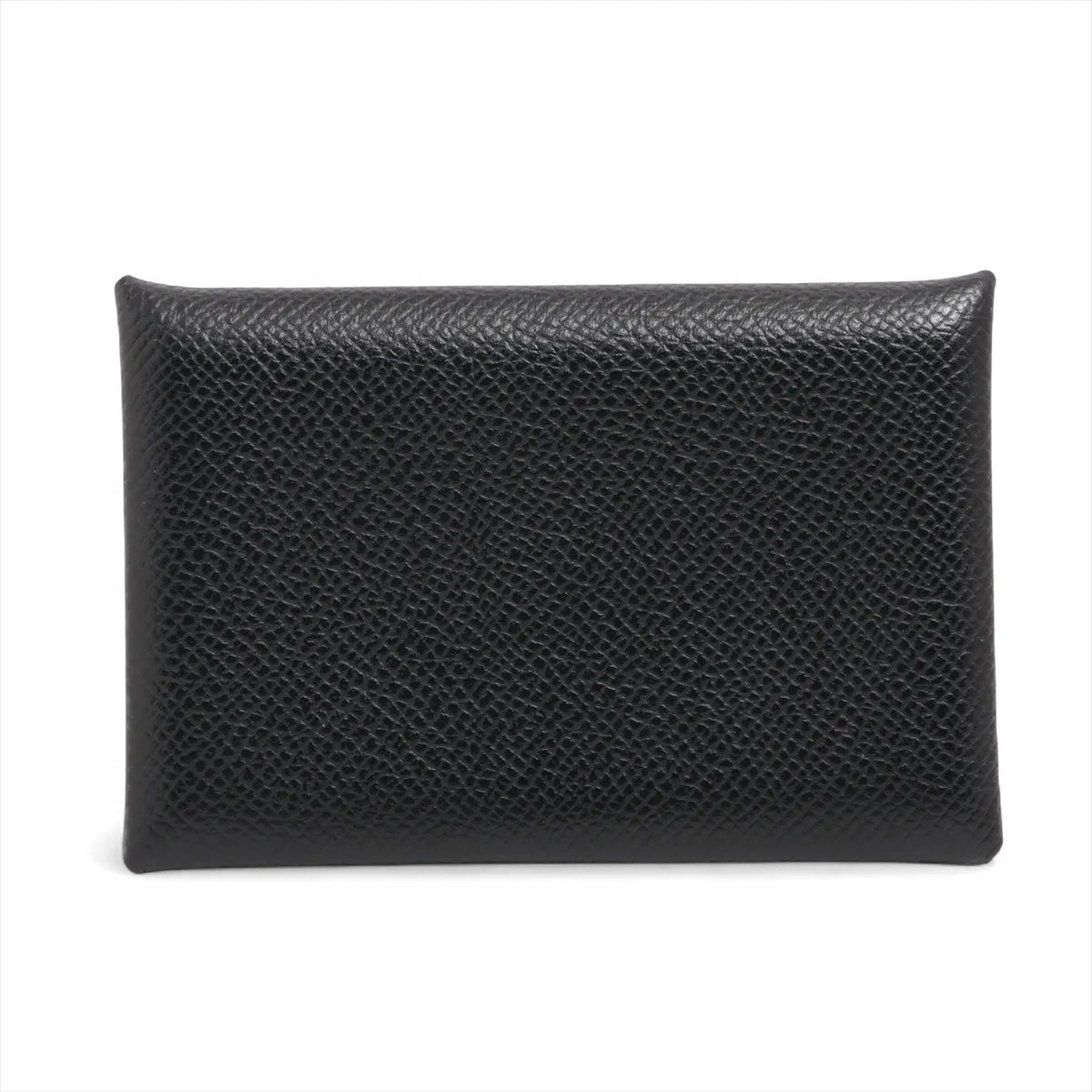 Hermès Calvi Veau Epsom Card Case Black
