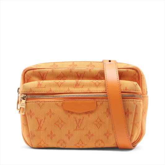 Louis Vuitton Monogram Denim Outdoor Bumbag Orange