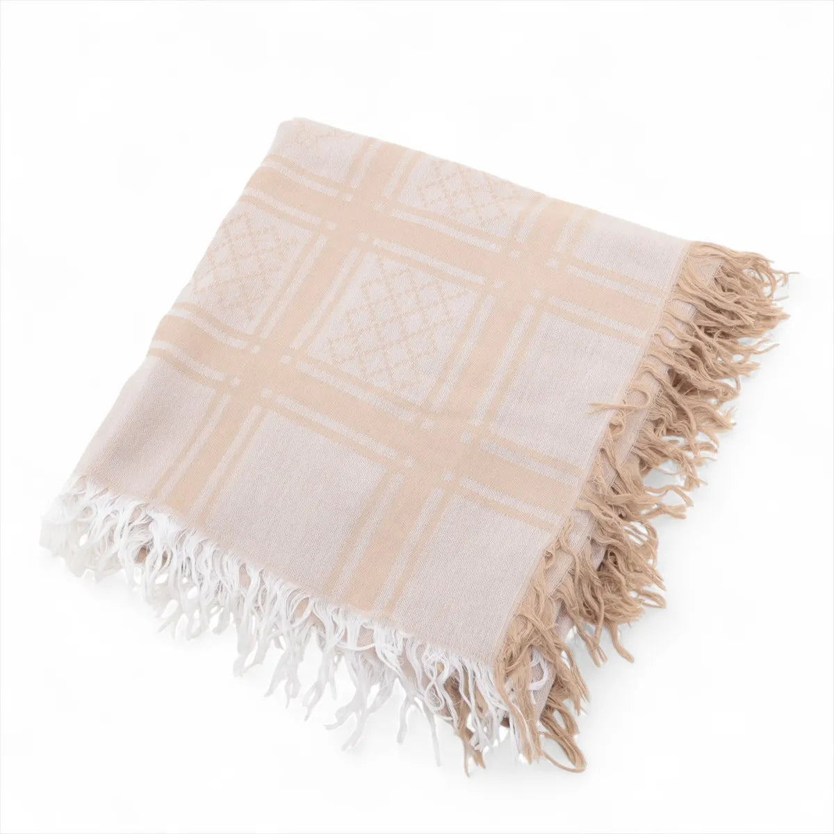 Gucci Wool Scarf Beige