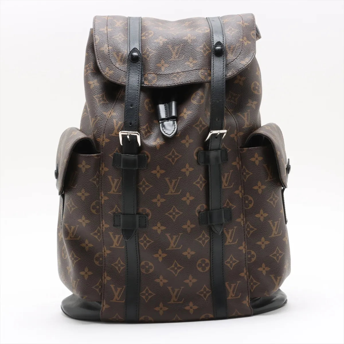 Louis Vuitton Monogram Macassar Christopher MM Brown x Black