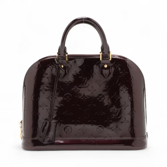 Louis Vuitton Monogram Vernis Alma PM Bordeaux